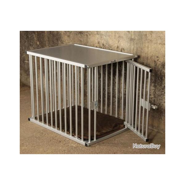 Cage chien ALU cage aluminium avec bac enclos chien parc chien cage chiot NEUF