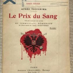 Livre "LE PRIX DU SANG" (fin du carnet de notes du commandant SEMENOFF)