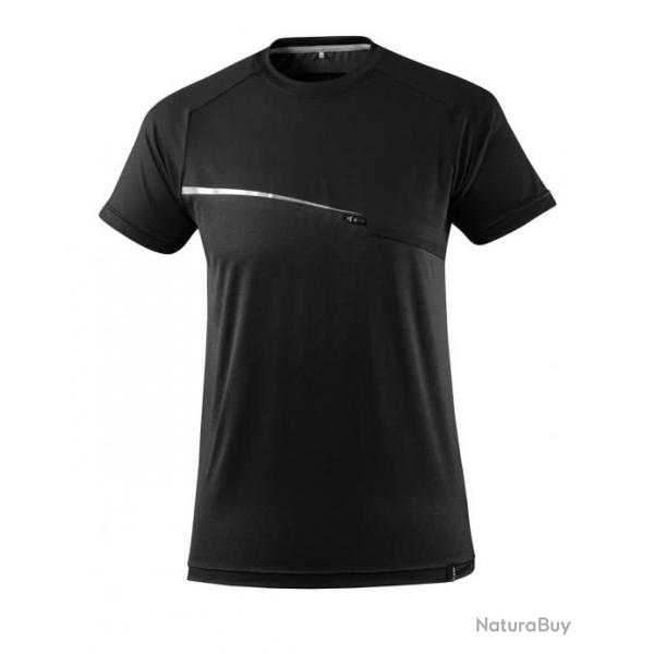T-shirt coupe moderne MASCOT ADVANCED 17782-945 M Noir
