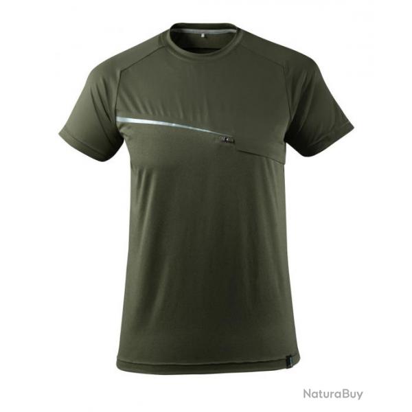 T-shirt coupe moderne MASCOT ADVANCED 17782-945 L Vert
