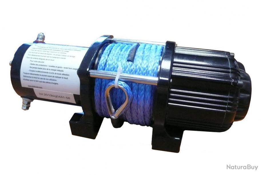 Treuil de R/écup/ération Treuil /à T/él/écommande Treuil /à Moteur Aimant Permanent pour Voiture Remorque Camion Bateau ATV Treuil /Électrique 12V Capacit/é de Charge de 4000lb