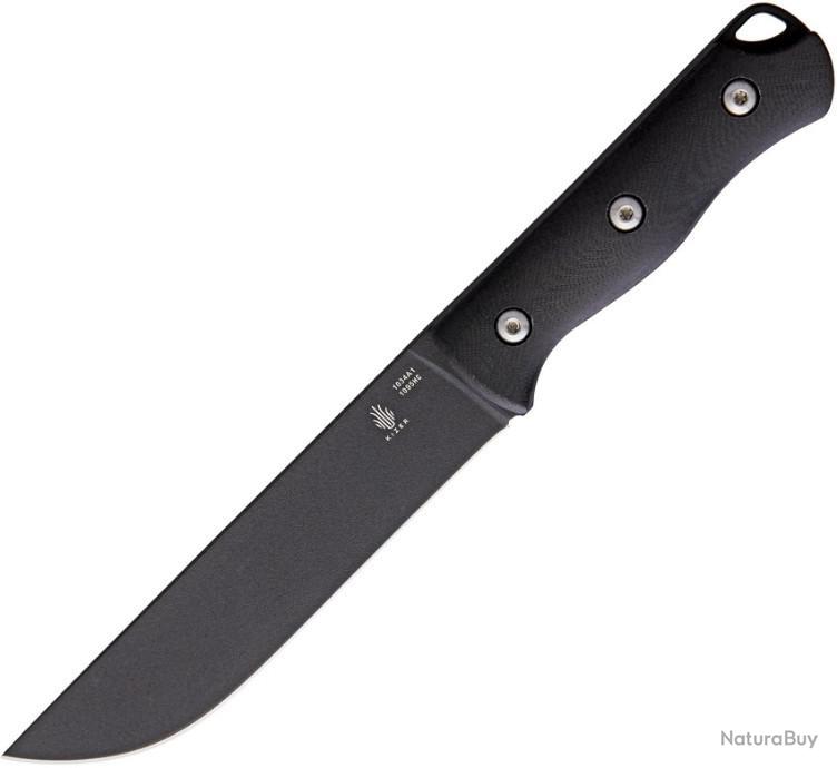 Couteau Real Steel Terra Lame Acier 14C28N Manche Black G-10 RS7451 