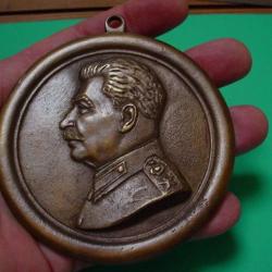 Médaille  bronze du maréchal Staline.