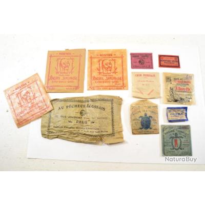 Ancien Sachet Scellé De Pêche - Tir-ou NASAKI Racine Japonaise, Lot Vintage