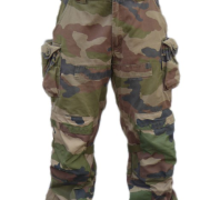Pantalon Treillis Militaire Français F2 - Camouflage, 85% Coton, Renforts Genoux, Taille 50