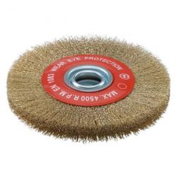 Brosse Circulaire Avec Bagues D.150x20x32fil Ondule Laitonne Sidamo