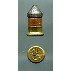 6 mm Flobert - Bosquette à balle "frangible" en limaille de fer compressée pour le tir forrain