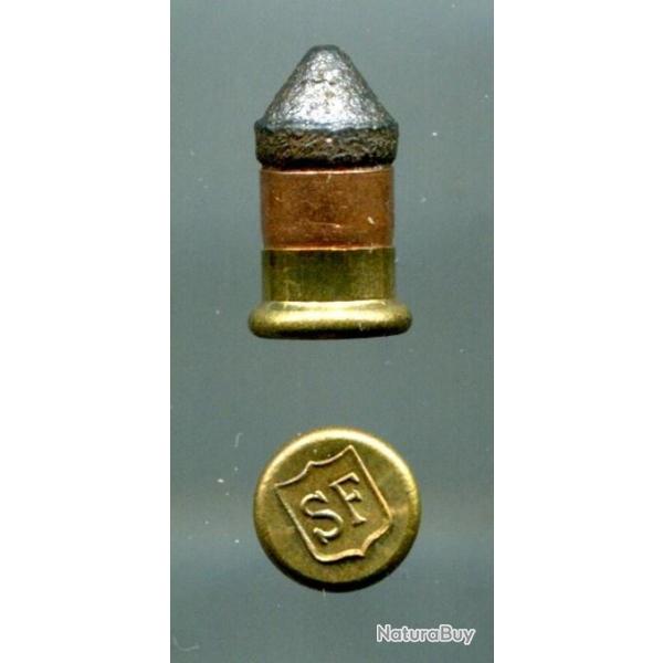 6 mm Flobert - Bosquette  balle "frangible" en limaille de fer compresse pour le tir forrain