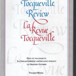 la revue tocqueville la philanthropie américaine durant la grande guerre vol XXXVIII n°2 2017