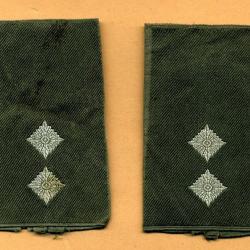 Fourreaux d'épaules de la Bundeswehr  -  Oberleutnant