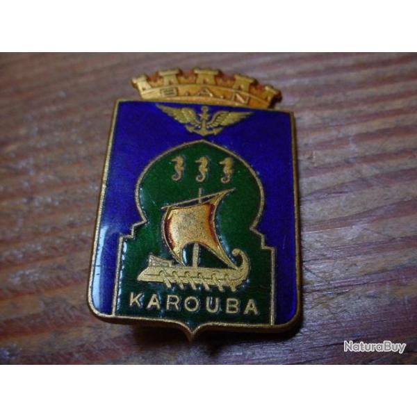 Bel insigne de la base aro-navale de KAROUBA