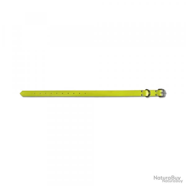 Collier fluo jaune 60 cm
