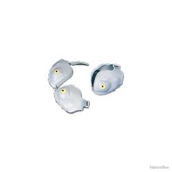 Lot de 3 Casques à palombe en plastique