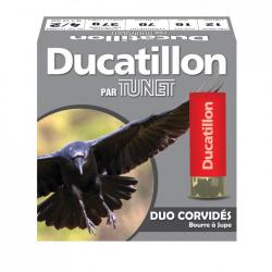 25 Cartouches de chasse cal.12 70 DUCATILLON® Duo Corvidés