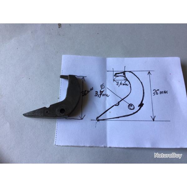 VENDU PAR CUIRASSIER11 N 8 CHIEN A AJUSTER FUSIL JUXTAPOSE HAMMERLESS