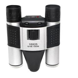 Jumelles caméra 10x25 autonomie 3h ABS TPR nylon + cordon + tissu