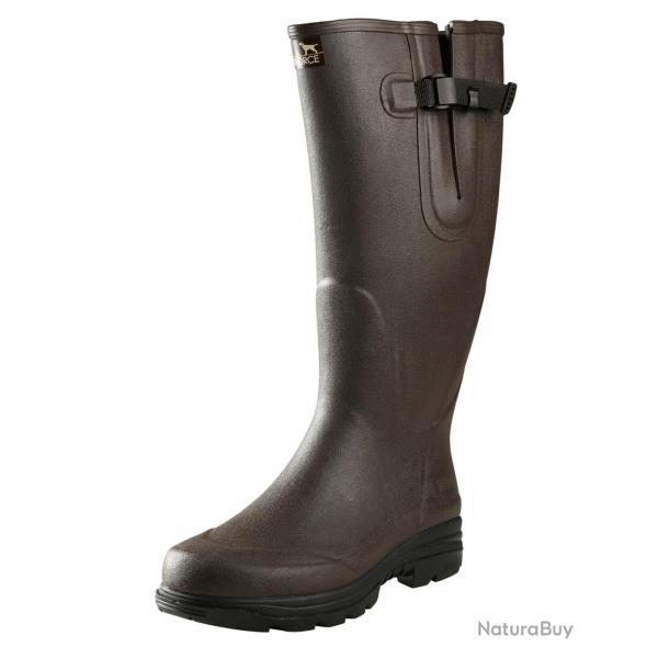 Bottes Saint Joseph en caoutchouc avec doublure noprne Couleur Brun