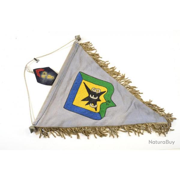 Fanion / drapeau CEB 12 19e Chasseurs. Compagnie d'clairage de la 12e Brigade mcanise 19 RC
