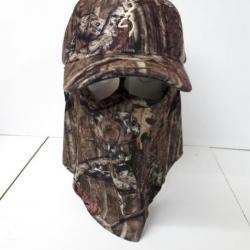 1344- CASQUETTE FACEMASK  CAMO  BROWNING - NEUVE