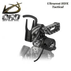 QAD Ultrarest HDX Repose-flèches à effacement pour la chasse et le tir 3D Droitier Tactical