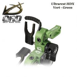 QAD Ultrarest HDX Repose-flèches à effacement pour la chasse et le tir 3D Droitier Green