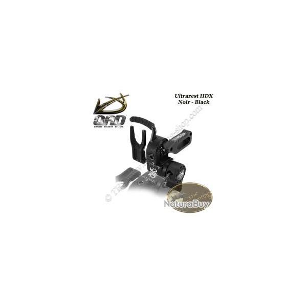 QAD Ultrarest HDX Repose-flches  effacement pour la chasse et le tir 3D Gaucher Black