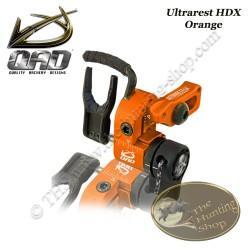 QAD Ultrarest HDX Repose-flèches à effacement pour la chasse et le tir 3D Gaucher Orange