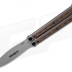 Couteau Bradley Kimura Balisong Butterfly Lame Acier 154CM Coyote G10 Made In USA BCC902