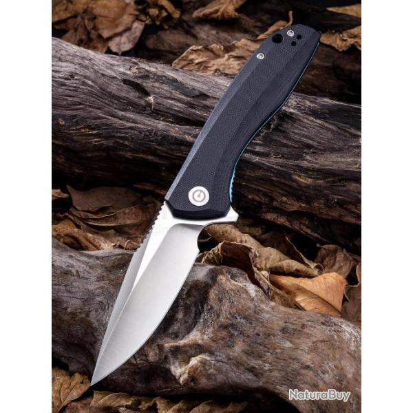 Couteau CIVIVI Backlash Lame Acier 9Cr18MoV Manche Black G-10 Linerlock CIVC801C