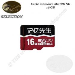 THS SELECTION Carte mémoire MICRO SD 16 GB pour caméra