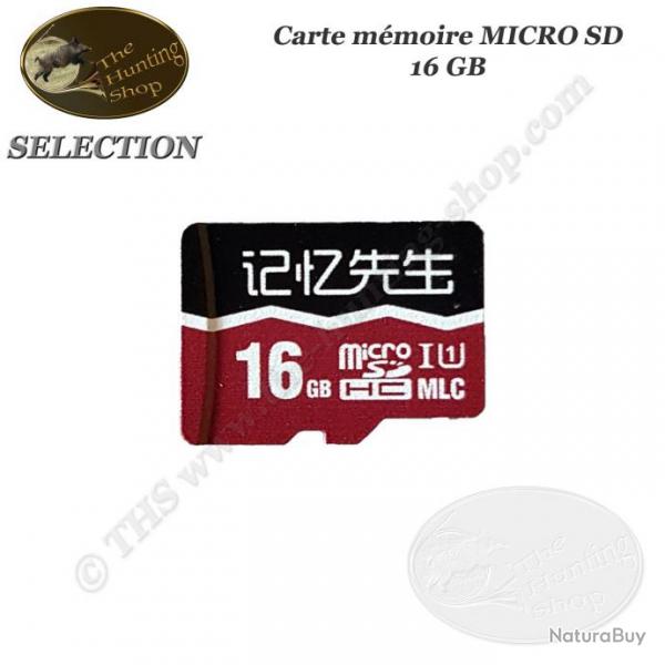 THS SELECTION Carte mmoire MICRO SD 16 GB pour camra