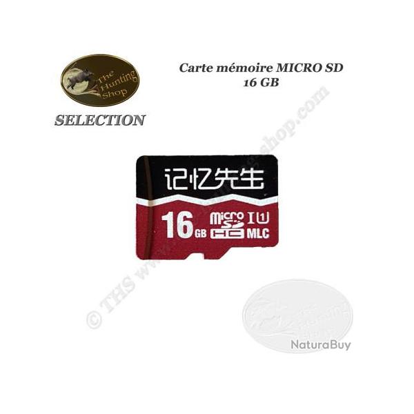 THS SELECTION Carte mmoire MICRO SD 16 GB pour camra