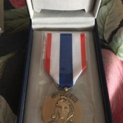 m&eacute;daille Protection mil du territoire neuve.