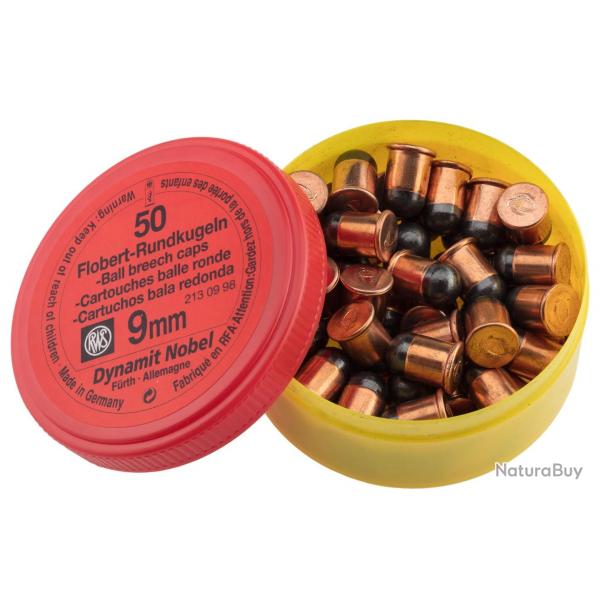 Balles RWS Rondes 9 MM Flobert