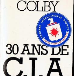 Livre " 30 ans de C.I.A. de William COLBY