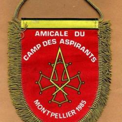 Fanion Amicale du Camp des Aspirants  -  Montpellier 1985