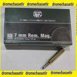 1 boites neuve de 20 cartouches  de calibre 7MM Remington Magnum, RWS ID Classic 177grs