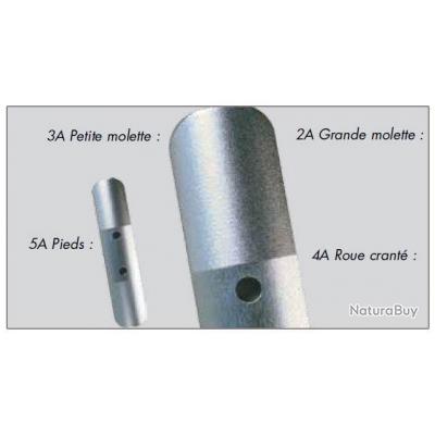 PIECES DETACHEES MOULINET MOUCHE VIVARELLI SERIE ALU SAV - 5A Pieds