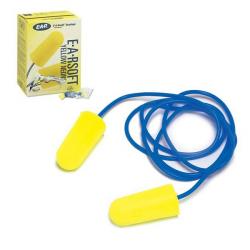 Bouchons 3M Earsoft Yellow Neons cordés - 200 paires