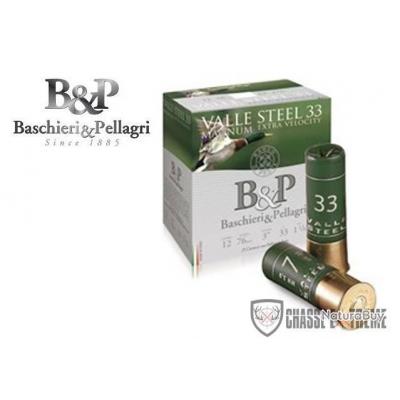 Cartouche B & P Valle Steel 33 Magnum / Cal. 12 - 33 g - Acier et  substituts - Cal. 12