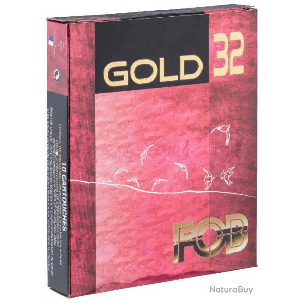 BOITE 10 CARTOUCHES FOB GOLD 32 CAL 16/70 N°6