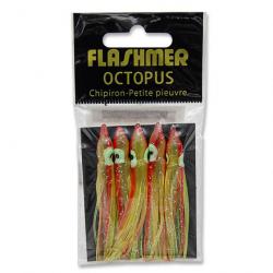 Flashmer Octopus 6cm Jaune / Orange
