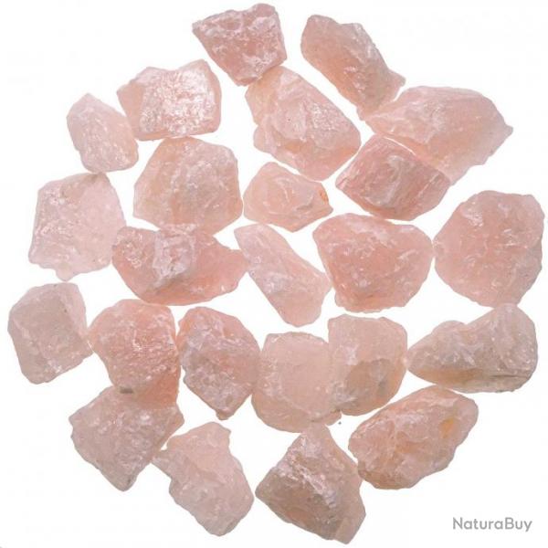 Pierres brutes quartz rose - 3  4 cm - 100 grammes