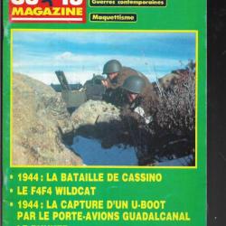 39-45 magazine n 33 bataille de cassino , f4f4 wildcat , capture u-boot, bunker riva bella