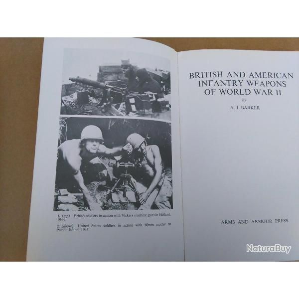 Livre Les armes British et US de World War II (en Anglais)
