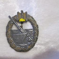 RARE insigne médaille militaire Allemande Artillerie Côtière WWII WW2
