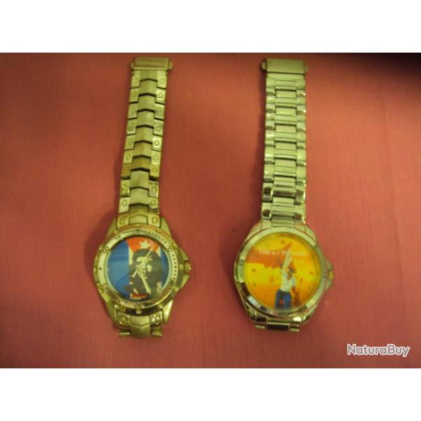 historique.  Lot de 2 montres politique : la fte de l'humanit 2009  l'autre  visage de Che Guevara