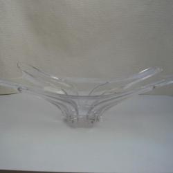 vase en cristal hauteur 12 cm x 62 cm x14 cm