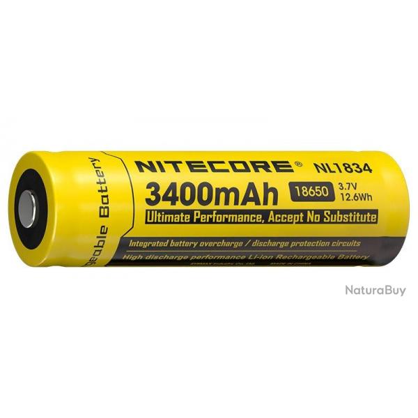 NITECORE - NCNL1834 - ACCUS LI-ION 18650 - 3400MAH