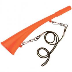 ELLESS - 2000.F - CORNE D'APPEL 25CM ABS ORANGE FLUO + CORDON